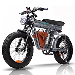 SMARTRAVEL Electric Bike for Adults,Ebike with 1200W Brushless Motor,23.2Ah Battery,UL&GCC Certification,20âx4.0 Fat Tire,32MPH Commuter Electric Bicycle,with Front/Rear Turn Signals