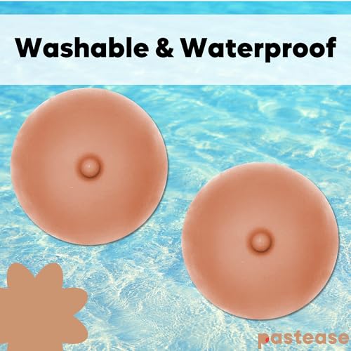 Silicone Nipple Covers - Better Than Nipple Bras for Fashion, Festivals & Everyday Wear | Sticky Adhesive Silicone Breast Petals | Reusable Pasties | Medical Grade & Waterproof4