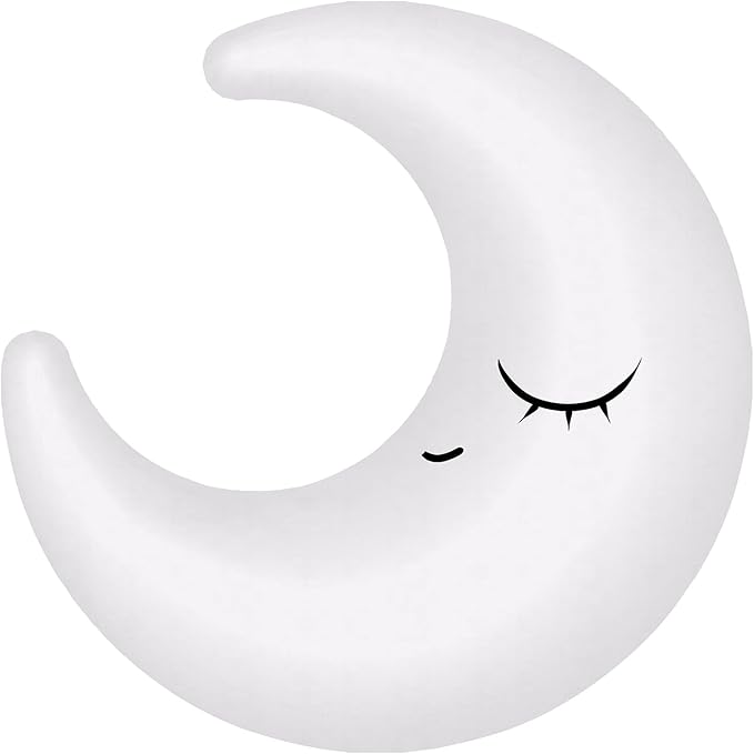Amazon.com: Moon Shaped Pillows, Cute Throw Pillows, Decorative Pillows for Bedroom Kids Living Room and Sofa, 24 " : Home & Kitchen