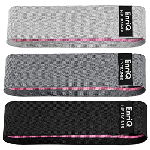 EnriQ Booty Bands Fabric Hip & Glute Loops (3-pack)