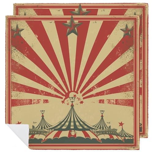 Servilletas de Tela Floral Vintage Circus 6 Unidades miniatura 1