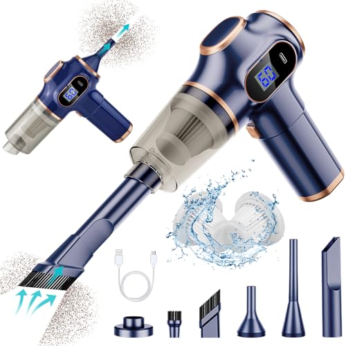 Mini Auto Staubsauger Stark Handstaubsauger Akku Kabellos Testsieger Autostaubsauger Handsauger Stärkste Handheld Vacuum Cleaner Hand Klein Clean fit Performance PC Turbo Sauger Car High Cleanfit USB