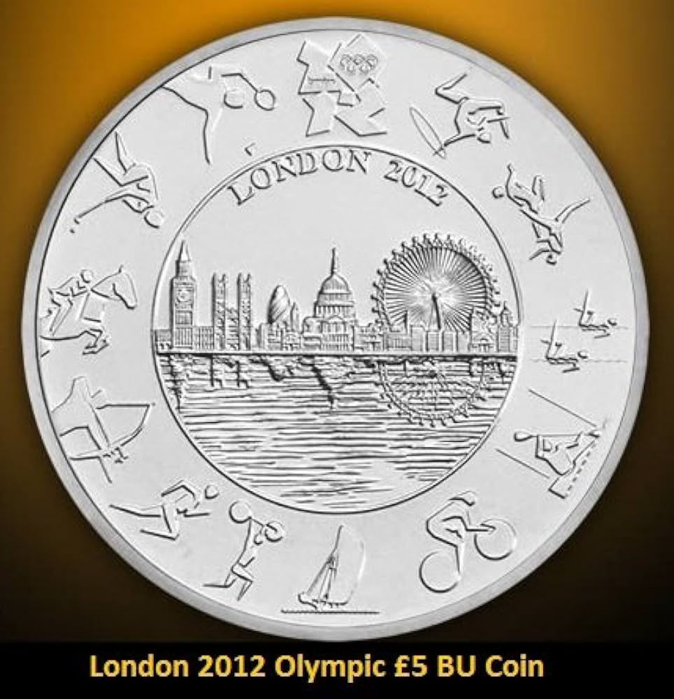 LONDON 2012  記念銀貨(£5) London Five Pounds 2012 - colonialcollectables buying and