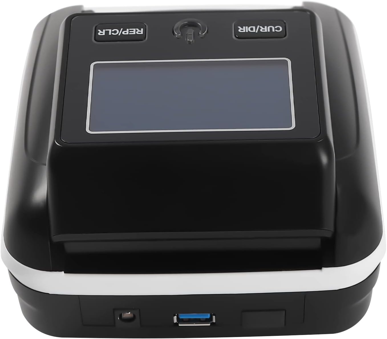 Portable Fake Currency Reader Counterfeit Bill Detector Rechargeable Any Way Direction USD & EUR Bill Checker Machine for Car/Office/Home with Total Value Display - Image 5
