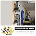 JNXIJ 4 PCS Jack Stands Wall Mount Organizer, Heavy Duty Garage Hook Hanger for 2 & 3 & 4 & 5 & 6 Ton Jacks, Universal Car Jack Holder Garage Wall Storage Rack Mount Bracket
