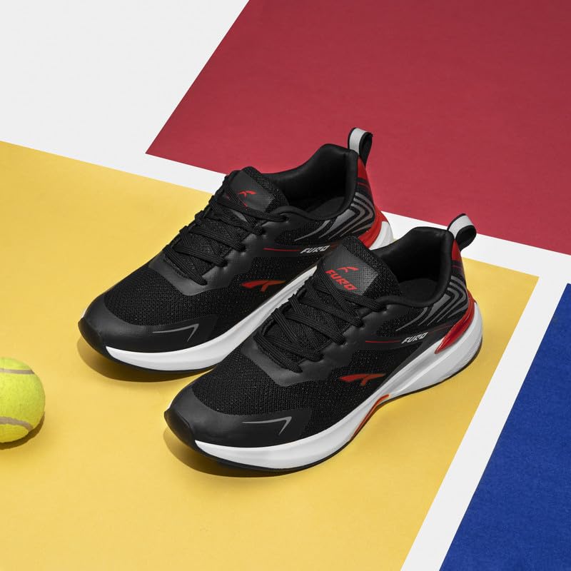 Image of FURO Light Weight Lace-Up Running & Stylish Sports Shoes for Men O-5043