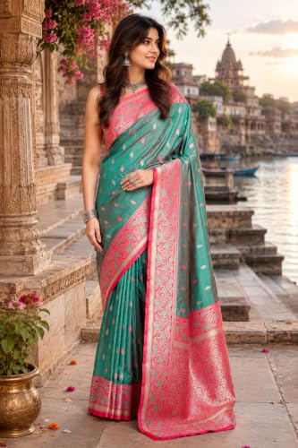 Monjolika Fashion kanjivaram silk saree in soft silk – image 2