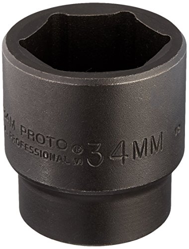 Impact Socket, 1/2 In Dr, 34mm, 6 pt