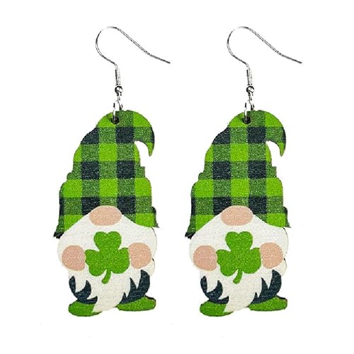 St. Patrick's Day �u�[�c �m�[�� �C�������O �����p �E�b�h �O���[�� �N���[�o�[ �A�C���b�V�� �V�������b�N �h���b�v �_���O�� �C�������O �M�t�g, �A�N����, ��΂Ȃ�
