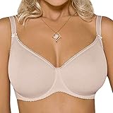 Gaia 480 Pilar Bügel-BH Für Damen, Klassisch, Glatt, Regulierbare Träger, Größe 80E, Hellbeige