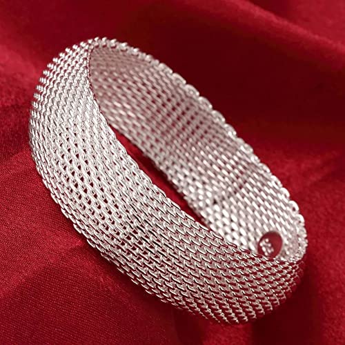 Bracelet Feng Shui jonc grand modèle d'une qualité de tissage rare