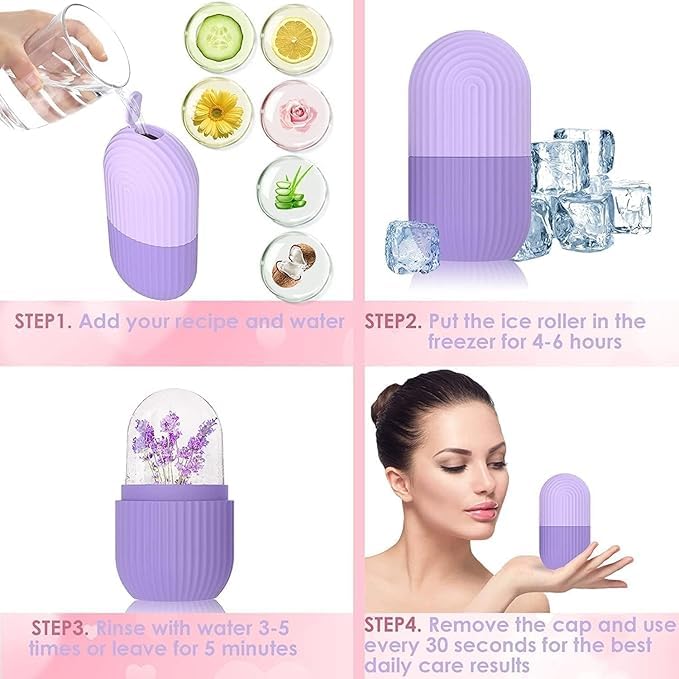 Ice Rollar Face Stone Jade Roller Massager With Gua Sha Stone And Ice Roller Set Facial Roller 100% Natural Stone Jade Roller For Skin Eye Neck Body Ice Cube Roller Women Men Beauty,Set of 3 Ice Rollar Face Stone Jade Roller Massager With Gua Sha Stone And Ice Roller Set Facial Roller 100% Natural Stone Jade Roller For Skin Eye Neck Body Ice Cube Roller Women Men Beauty,Set of 3