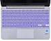 CaseBuy ASUS Chromebook Keyboard Protector Silicone Skin for 11.6" ASUS C200 C200MA C201 C201PA C202SA ChromeBook US Version (Purple)