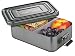 Produktbild Küchenprofi Lunchbox Aluminium Anthrazit, inkl. Wunsch-Gravur auf dem Deckel (klein (18 x 12 x 5 cm))