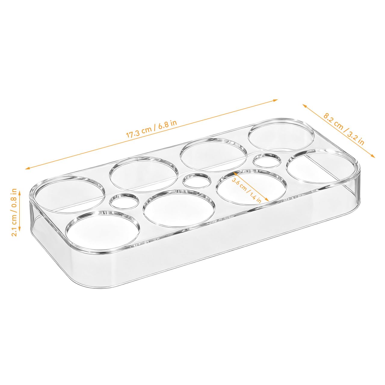 HEMOTON 2 Piezas Hueveras para Frigorifico Porta Soporte Hueveras Nevera de Plastico Soporte Nevera Práctico De Para Refrigerador Bandeja De Para Frigorífico Cajón De Almacenamiento