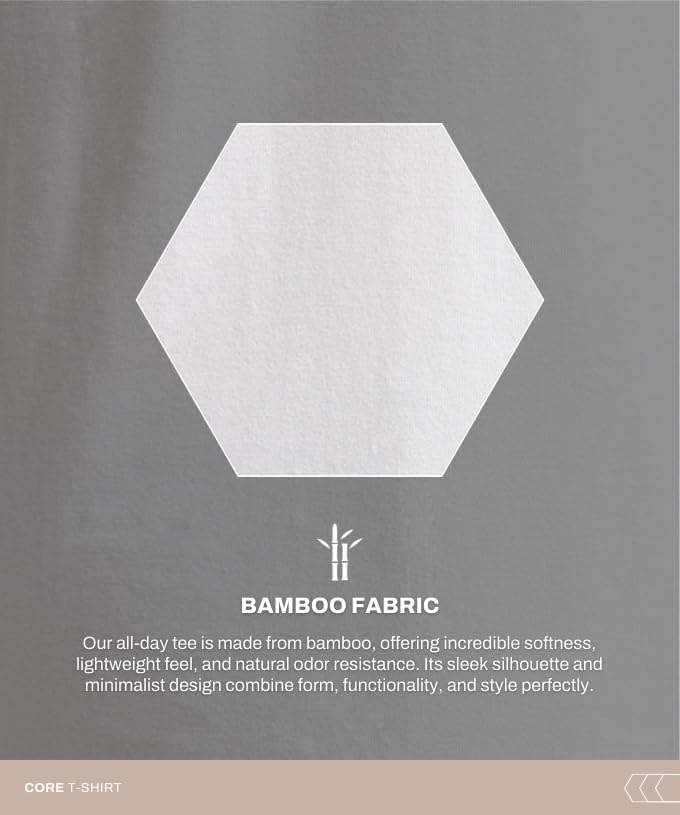 Image of TEGO Element Bamboo T-Shirt for Women | 66% Bamboo 28% Cotton 6% Elastane | Ultra Soft, Naturally Odour Resistant, Slim Fit Tee for Casual Wear, Yoga & Lifting