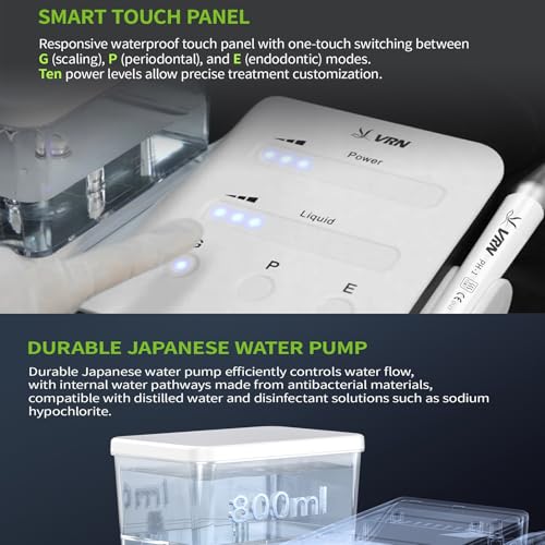 Image of Dental Ultrasonic Scaler, Dual Foot Pedal Control for Lab and Dental Veterinary Clinic (DA-20)
