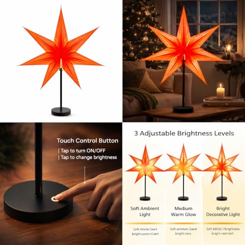 Support de lampe LED rechargeable tactile avec port USB-C pour maison - 4