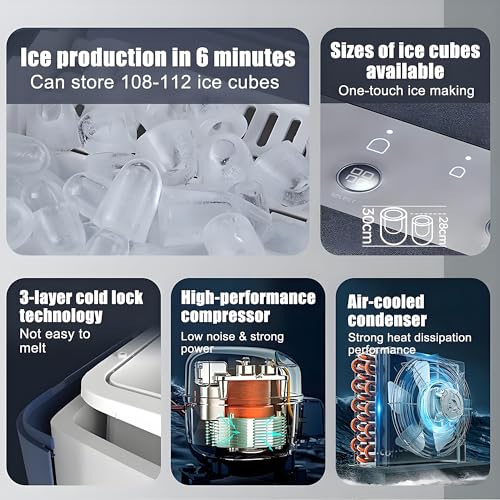 Portable Countertop Ice Maker - 1.5L Nugget Ice Machine - Image 6