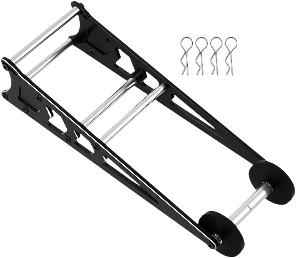 Adjustable Wheelie Bar & Body Clip Kit for 1/10 Slash Rustler Bandit Stampede VXL 2WD RC Car Upgrade Parts