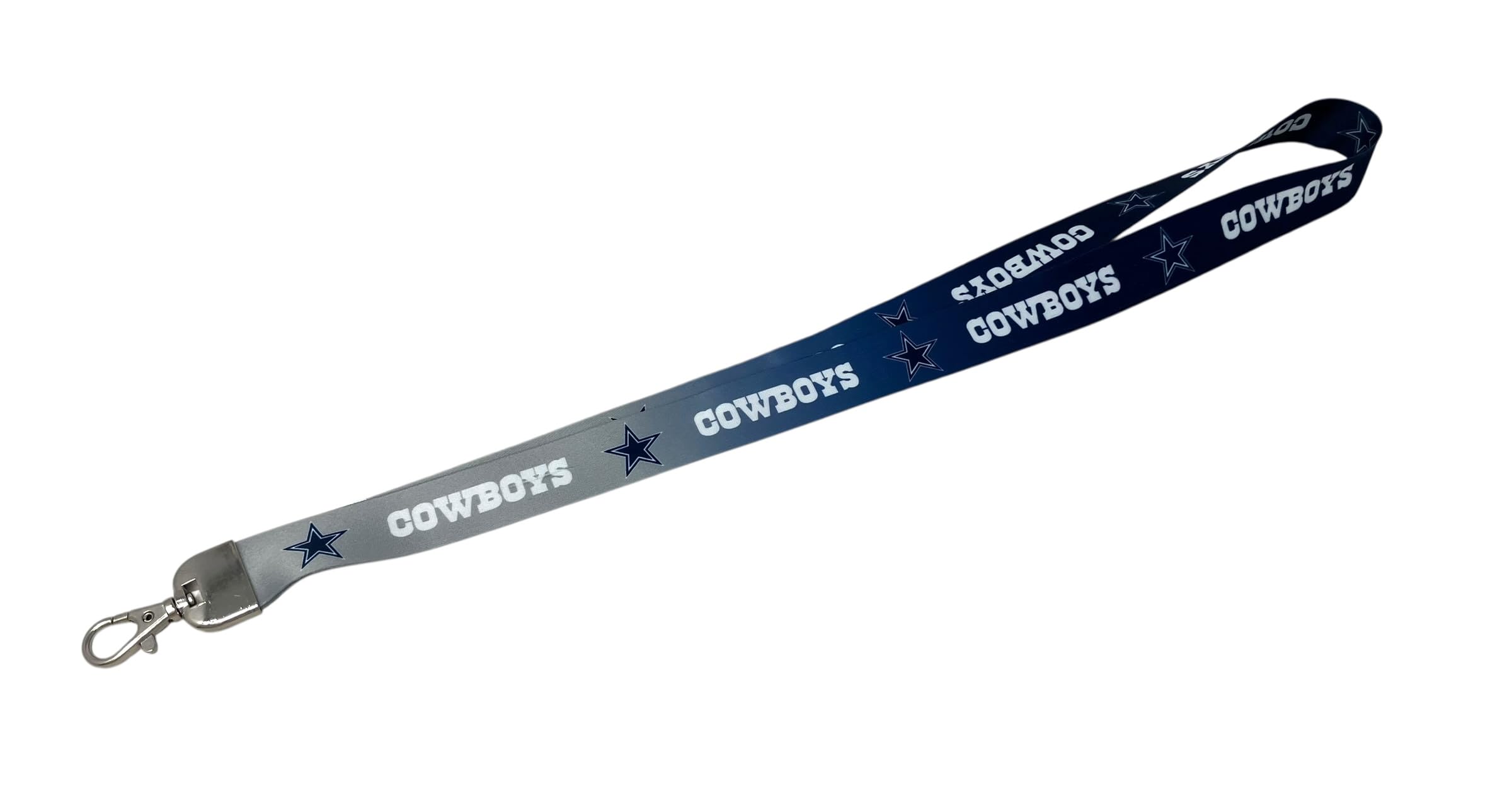 Pro Specialties Group NFL Dallas Cowboys Ombre Lanyard, Team Colors, One Size