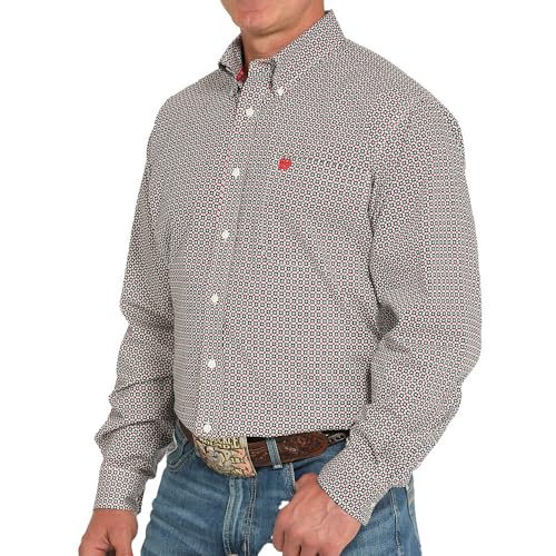 Cinch Men's Cream Long Sleeve Button Shirt2