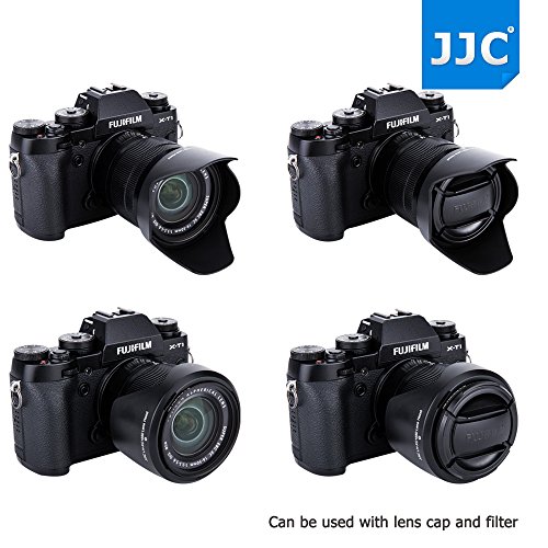 Jjc LH-XC1650 Bayonet Reversible Lens Hood Shade For Fujifilm Fuji Fujinon Xc 16-50Mm F3.5-5.6 Ois Ii Lens On Camera X-T200 X-T100 X-A7 X-A5 X-A10 X-A3 X-A2 X-A1 Xm1 X-T30 X-T20 X-T10 X-E3 X-E2S X-T4 X-T3 X-T2 X-T1 thumb #3