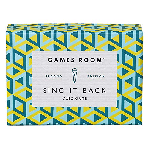 Ridley’s Sing It Back Quiz Second Edition Trivia Card Game – Trivia Games for Adults and Kids – 2+ Players – Includes 140 Unique Question Cards – Fun Quiz Cards That Make a Great Gift