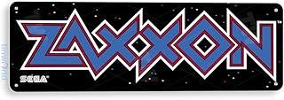 Tinworld Tin Sign: Zaxxon Arcade Shop Game Room Marquee Metal Decor Retro Console Decor A693