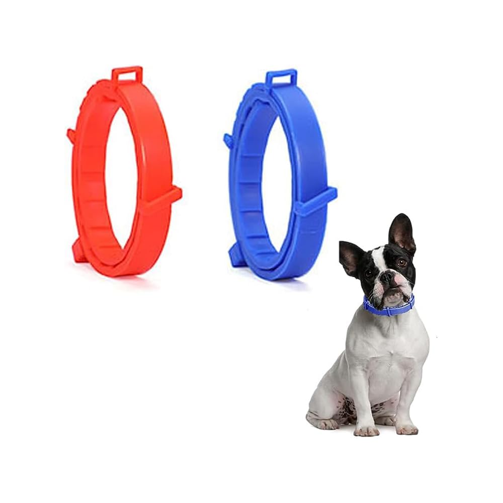yufana 2 Piezas Perro Pulga, Collar Antipulgas para Gatos, Collar para Perros - Collar Antipulgas para Perros, Collar Antipulgas Impermeable Ajustable para Mascotas Pequeñas, Medianas y Grandes
