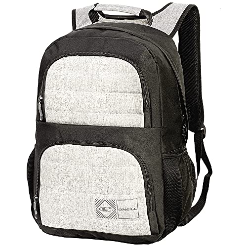 Mochila Casual Universitária Oneill Isiway Preta Com Cinza Onm1901300