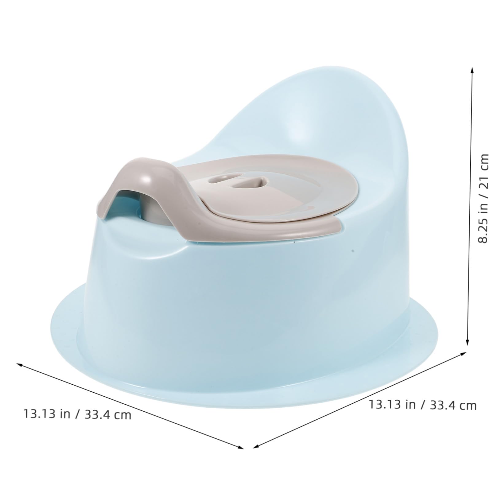 TOYANDONA Orinal Portátil Infantil Multifuncional Ligero Asiento De Inodoro Para Niño y Niña Diseño Resistente Para Viaje y Uso Diario Color Azul