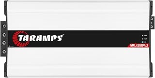 Taramps MD 8000.1 1 Ohm Amplifier 8000 Watts RMS Dual Input Class D 1 Channel Car Audio, Power Control System, Monoblock Amp, High Performance, Crossover, MD 8k