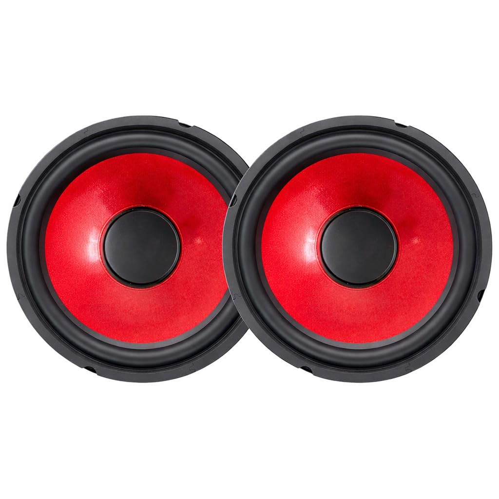 POWERLINK® 8" HI-FI Woofer 80 Watt | Water Proof Paper Coated Cone | Rubber Surround Edge | Copper Coil | Impedance 4 Ohms | 90 * 17MM Magnet | 80 Watt for Car and Home Audio System (Pack of 2)-image-45