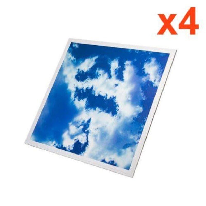 Panneau LED 60x60 Slim 45W CIEL Pack de 4 SILAMP