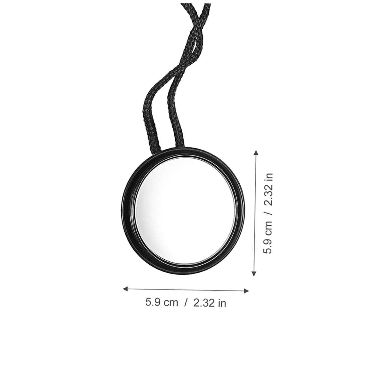 Gogogmee 360° Rearview Mirror Set for Scuba Diving Snorkeling Gear with Lanyard Boat Diving