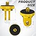 Frienda 4 Pieces Aluminum Camera Tripod Mount Adapter 1/4-20 Conversion Adapter for Tripod Compatible with GoPro Action Cameras and Other Standard 1/4 Accessories(Gold)