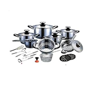 BATTERIA DI PENTOLE 25 PEZZI A. M. C. PROFESSIONAL SUPER OFFERTA AMC BATTERIA