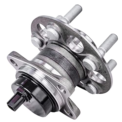 Image of Detroit Axle - Rear 2pc Wheel Bearing Hubs for 2008-2014 Scion xD, 2 Wheel Bearing and Hubs Assembly 2009 2010 2011 2012 2013 Replacement