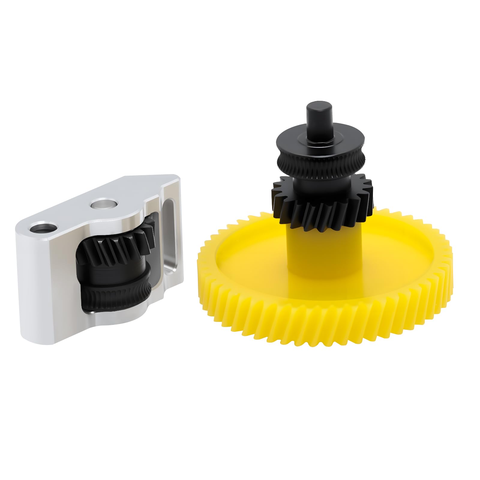 Upgrade Hardened Steel Extruder Gears Assembly for Bambu Lab P2S, Integrated Shaft Design Filament Drive Transmission Replacement Part Wear-Resisting Extruder Dual Gears for P2S-picture-31
