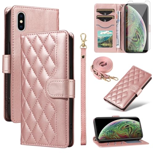 Étui portefeuille iPhone Xs Max anti-choc pour ranger vos cartes
