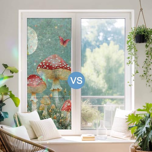 Película para ventana efecto vidriera 3D 17.7x78.7in miniatura 3