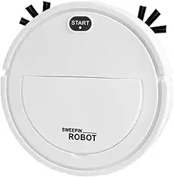 Robô Aspirador 1600PA Automático Start Robot Limpeza Piso Tapete Recarregável Silencioso