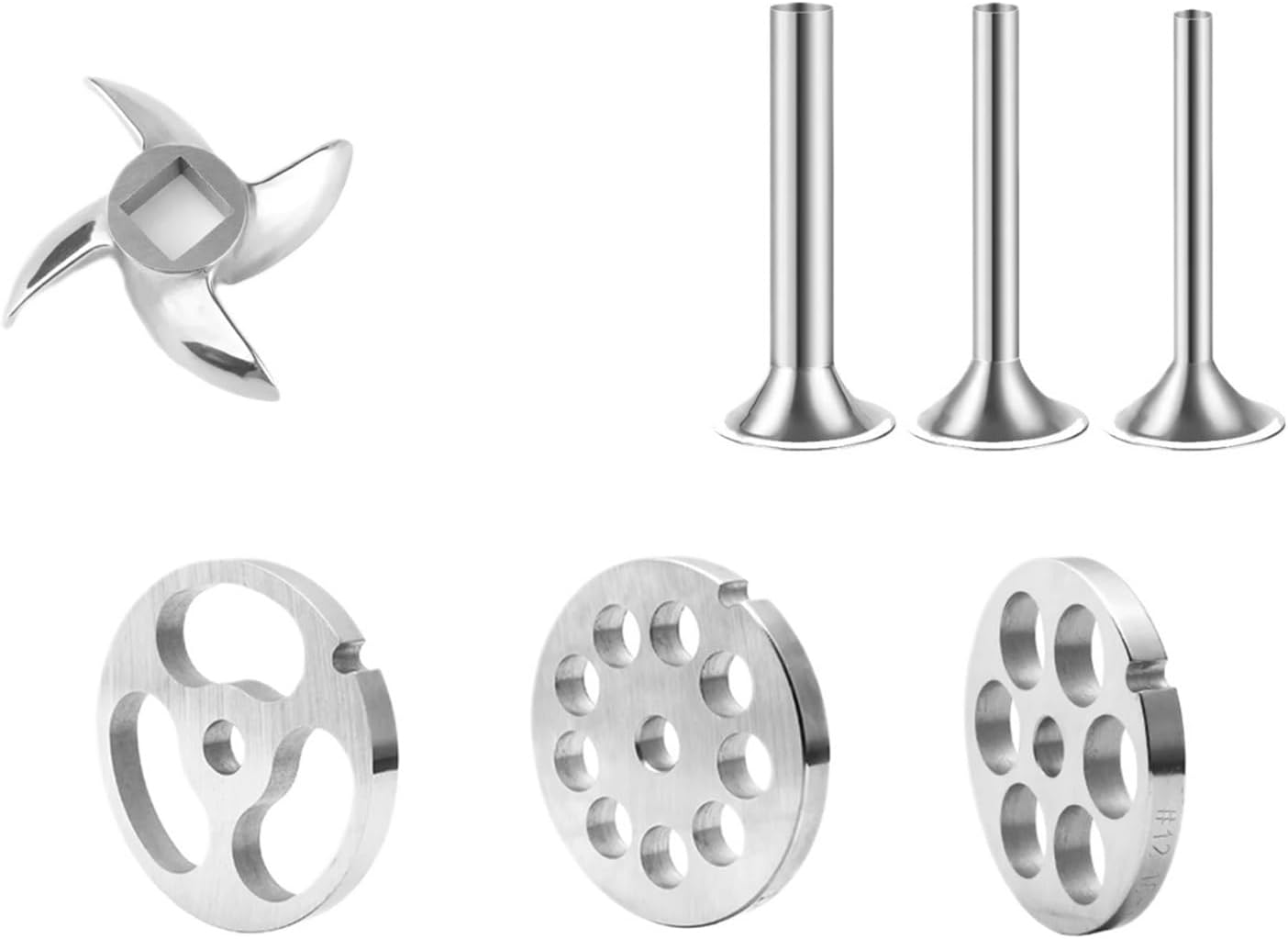 7pcs Sausage Stuffer Tubes For #12 Meat Grinder