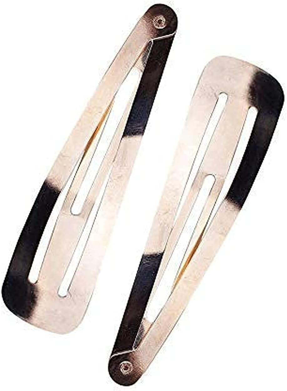 20 Pieces 2.7'' Big Size No Slip Metal Snap Hair Clips