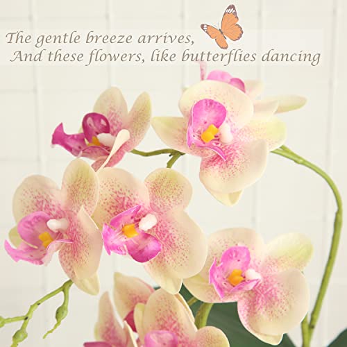 cn-Knight 3pcs Artificial Phalaenopsis Orchid,18 Inch Tropical Artificial Flower Butterfly Orchid with Leaves,Real Touch Moth Orchid for Wedding,Home Decor,Bonsai,Light Purple cn-Knight 3pcs Artificial Phalaenopsis Orchid,18 Inch Tropical Artificial Flower Butterfly Orchid with Leaves,Real Touch Moth Orchid for Wedding,Home Decor,Bonsai,Light Purple