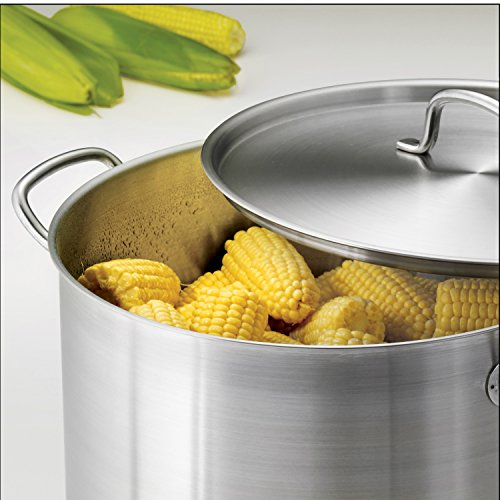 Tramontina 80117/581Ds 24 Qt. Stainless Steel Covered Stock Pot, Quarts #TOP1