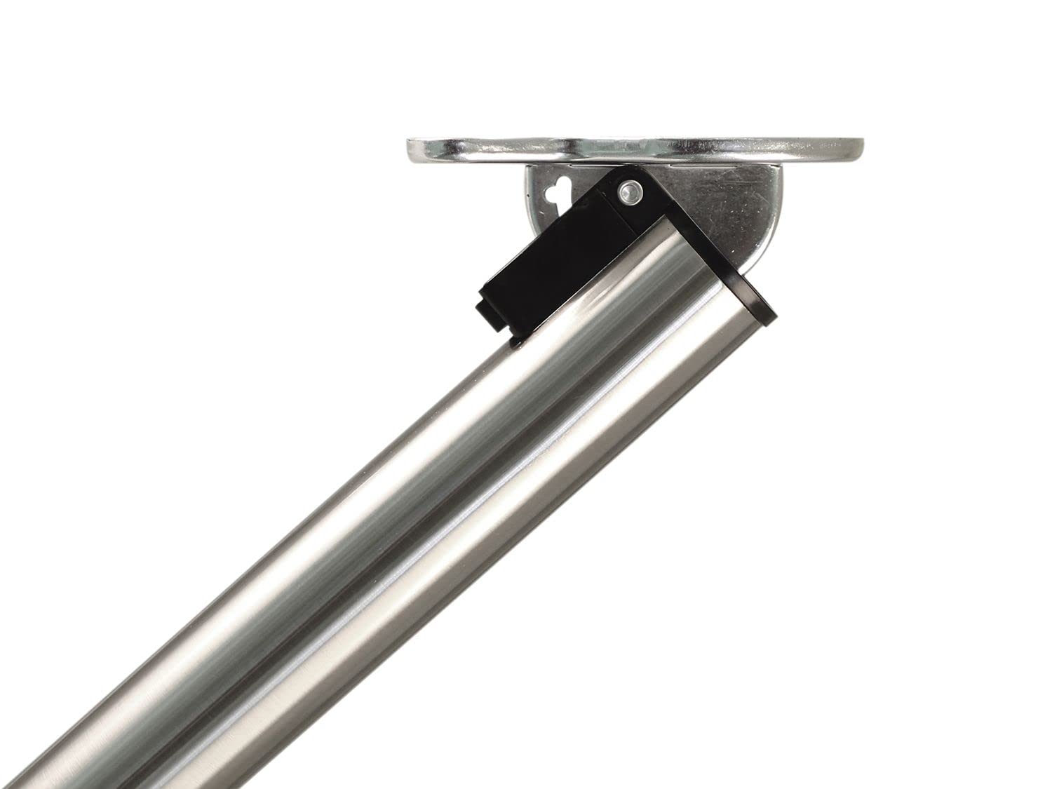 Amig - Mod.17 folding legs in matt chrome finish steel for kitchen or dining room tables office or office with 10 mm height adjustment - Image 4