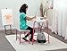 Project Center, Art / Craft Table with Bench in Pink/Spatter Gray 55125