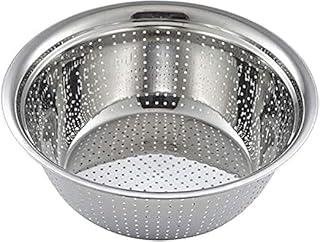 ECVV Stainless Steel Strainer Basket Fruit Vegetable Washing Bowl Metal Sink Strainer Mesh Colander Drain Net Basket